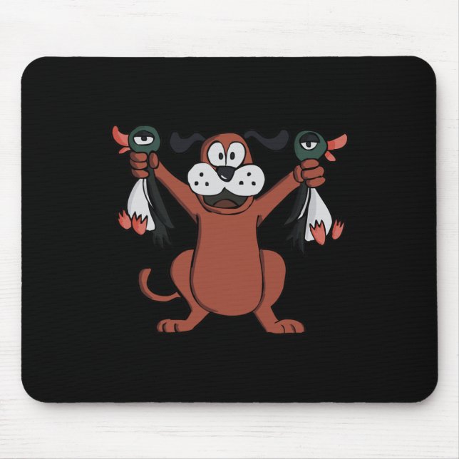 Clic Duck Junting Video Game Designed Clothing for Mousepad (Vorne)