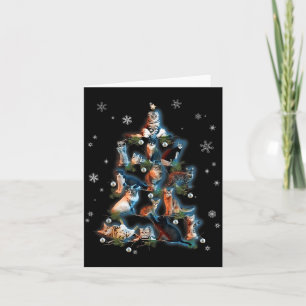 Clic Holiday Kitty Katze Weihnachtsbaum Meowy Catm Karte