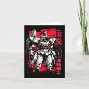 Clic Japanischer legendärer Mecha-Krieger-Roboter Karte