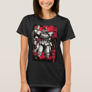 Clic Japanischer legendärer Mecha-Krieger-Roboter T-Shirt
