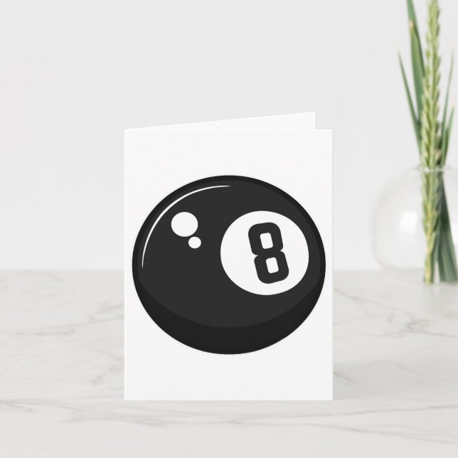 Clic Magic 8 Aight Ll Billiards Billard Billardspi Karte (Vorderseite)