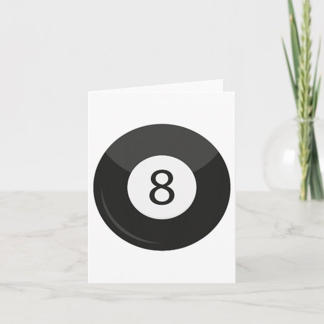 Clic Magic 8 Aight Ll Billiards Billard Billardspi Karte (Vorderseite)