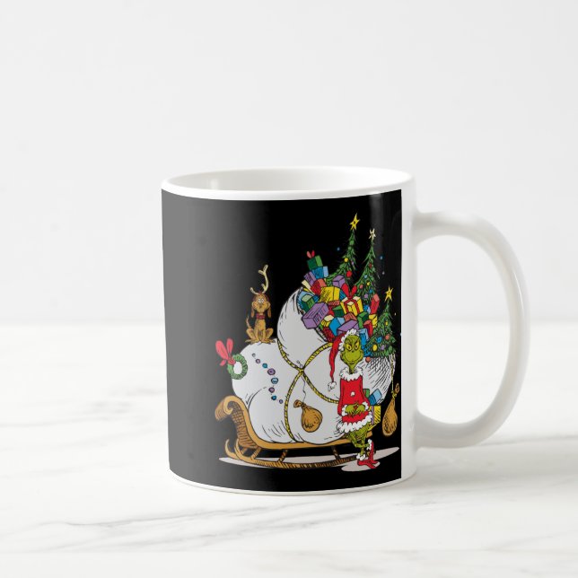 Clic Max With Sleigh T Shirt  Kaffeetasse (Rechts)
