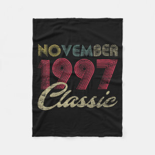 Clic November 1997 Geburtstagsgeschenke für Männer Fleecedecke