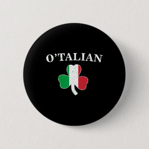 Clic O'talian Shamrock und Irlandflagge irischer S Button