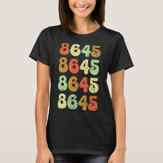 Clic Retro 86 45 - Anti Trump abgenutzt T-Shirt