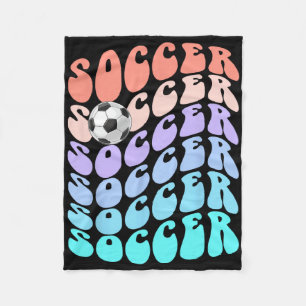 Clic Soccer Nur Mädchen, das Pink Score Game Go li Fleecedecke
