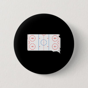 Clic South Dakota Eishockeyfeld Sd State Kartenumr Button