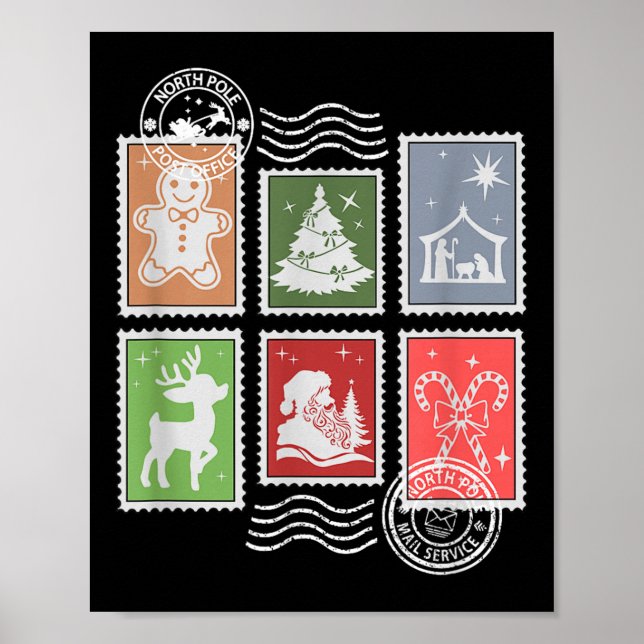 Clic Stage Stamps Christmas Mail  Poster (Vorne)