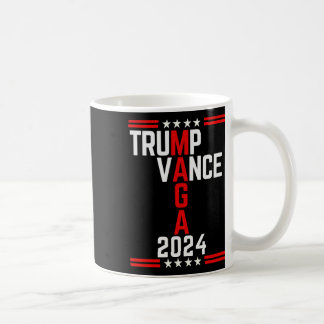 Clic Trump Vance 2024 Retro Stripe Trump Jd Vance Kaffeetasse