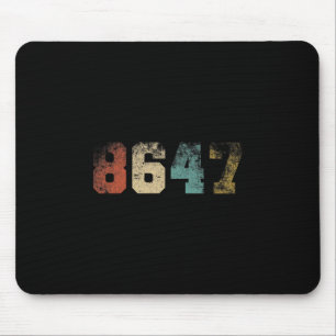 Clic Vintage 80er Jahre Stil 86 47 4. Juli Grunge Mousepad
