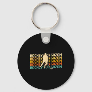 Clic Vintage Retro Feldhockey _1  Schlüsselanhänger