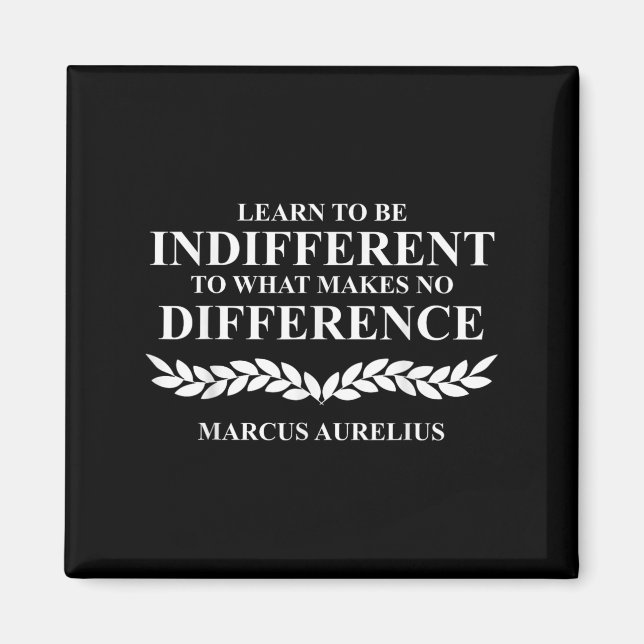 Clical Rome Stoic Philosophy Caesar Marcus Aureliu Magnet (Vorne)