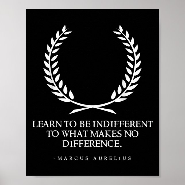 Clical Rome Stoic Philosophy Caesar Marcus Aureliu Poster (Vorne)