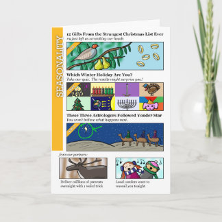 Clickbait Feiertagskarte