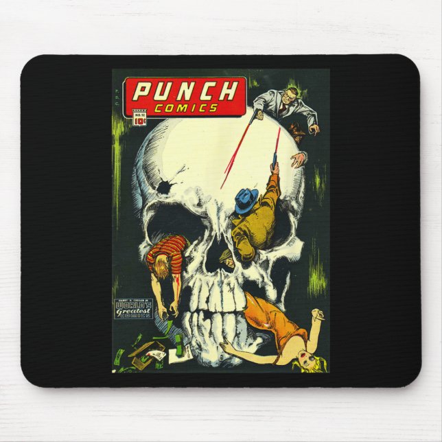 Clickmonster Poster Horror Comic Book Mousepad (Vorne)