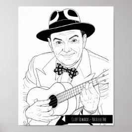 Cliff Edwards - Ukulele Ike Poster