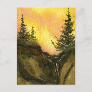 "Cliff Hanger #3" Landstraßen Postkarte