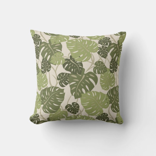 Cliff Hanger Hawaiian Square Dekorative Kissen (Vorderseite)