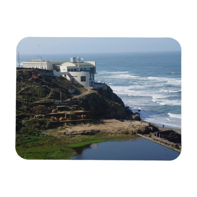 Cliff House San Francisco, California Foto Magnet (Horizontal)