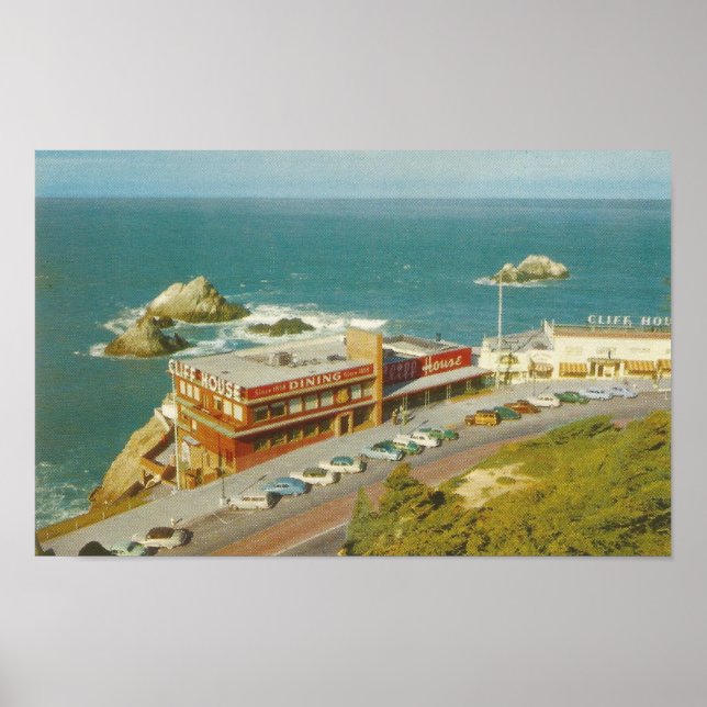 Cliff House, San Francisco KALIFORNIEN, historisch Poster (Vorne)