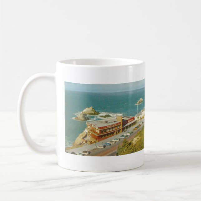 Cliff House - San Francisco, Kalifornien Kaffeetasse (Links)