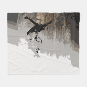 Cliff Jumping - Skateboarder Fleecedecke