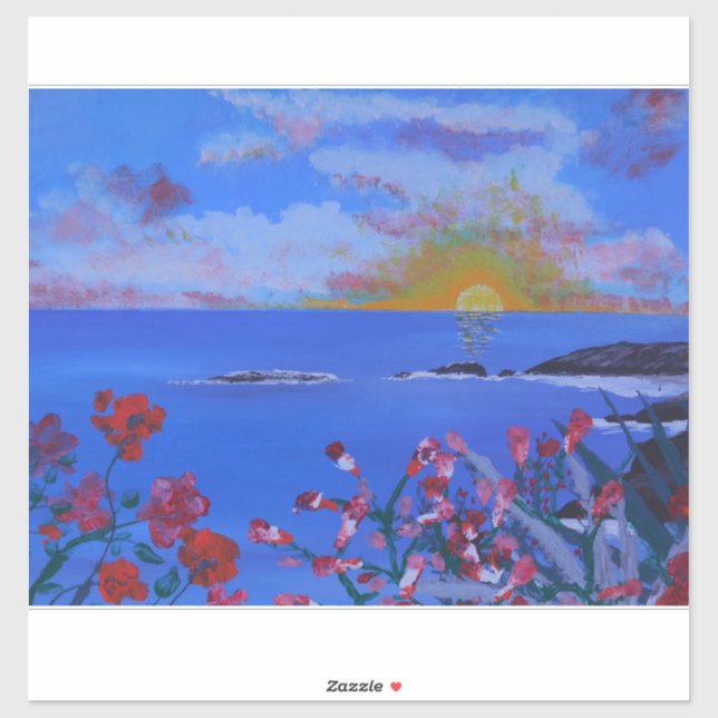 Cliff Laguna Aufkleber (Blatt)