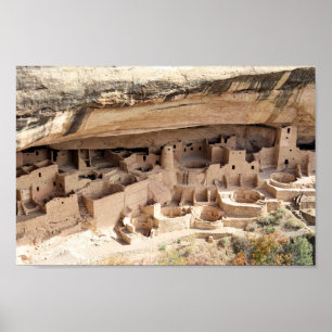 Cliff Palace am Mesa Verde National Park, Colorado Poster