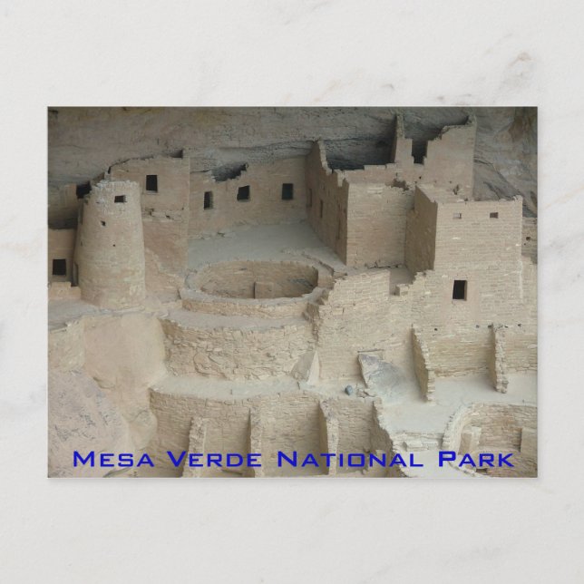 Cliff Palace Postkarte (Vorderseite)