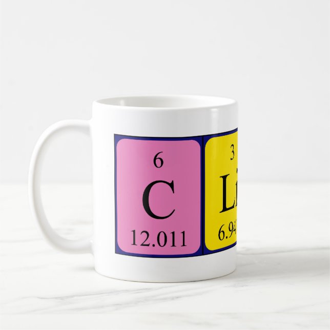 Cliff Periodenname Tasse (Links)
