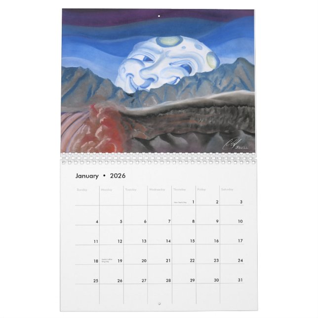 Cliff Snell III Calendar Kalender (Jan 2026)