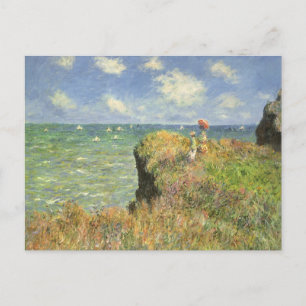 Cliff Walk at Pourville by Claude Monet Postkarte