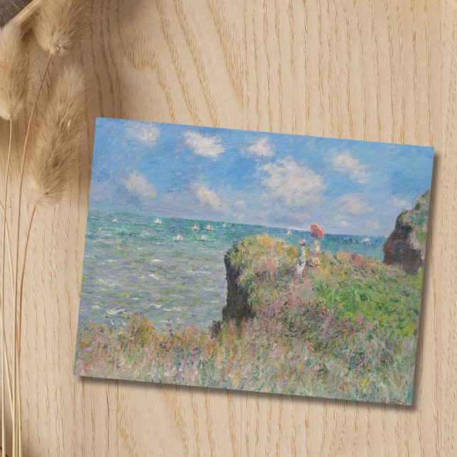 Cliff Walk bei Pourville Monet Postkarte (Von Creator hochgeladen)