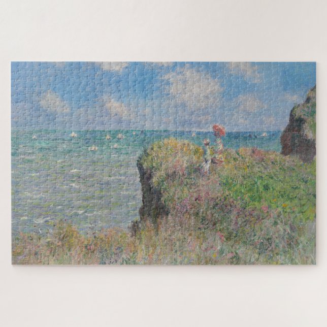 Cliff Walk bei Pourville Monet Puzzle (Horizontal)