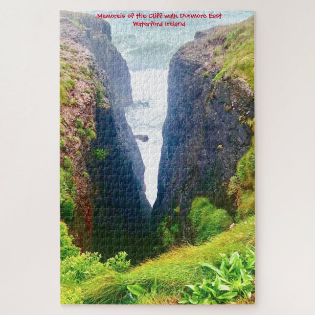 Cliff walk Dunmore East Waterford Ireland Jigsaw P Puzzle (Vertikal)