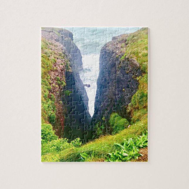 Cliff walk Dunmore East Waterford Irland Puzzle (Vertikal)