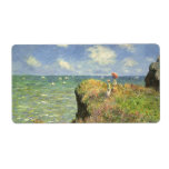 Cliff Walk in Pourville von Claude Monet<br><div class="desc">Cliff Walk at Pourville (1882) von Claude Monet ist ein Vintager Impressionismus, ein schönes nautisches Gemälde. Eine Landschaft mit zwei Frauen, die auf einer felsigen Seeklippe stehend sind. Die Damen tragen Sonnenschirme und überblicken die Wellen des Ozeans an einem sonnigen Sommertag. Über den Künstler: Claude Monet (1840-1926) war Gründer der...</div>