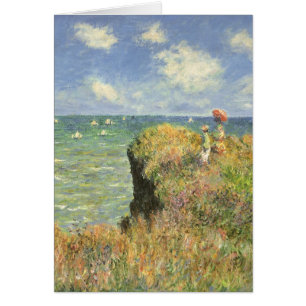 Cliff Walk in Pourville von Claude Monet