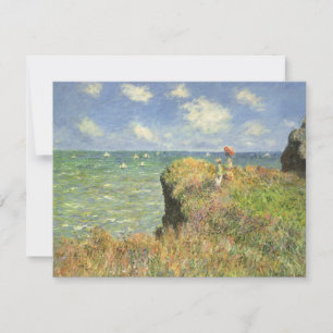 Cliff Walk in Pourville von Claude Monet