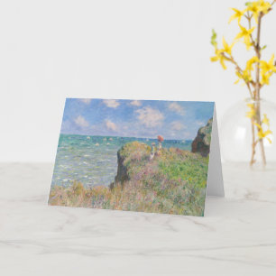 Cliff Walk in Pourville von Claude Monet Karte