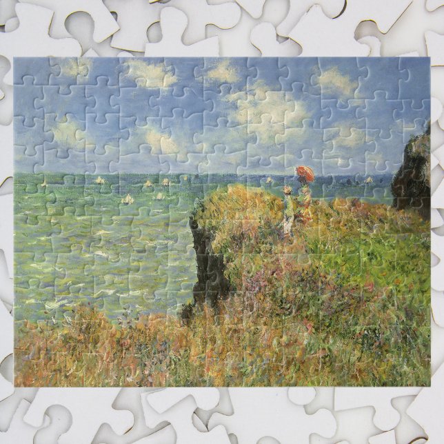 Cliff Walk in Pourville von Claude Monet Puzzle (Von Creator hochgeladen)