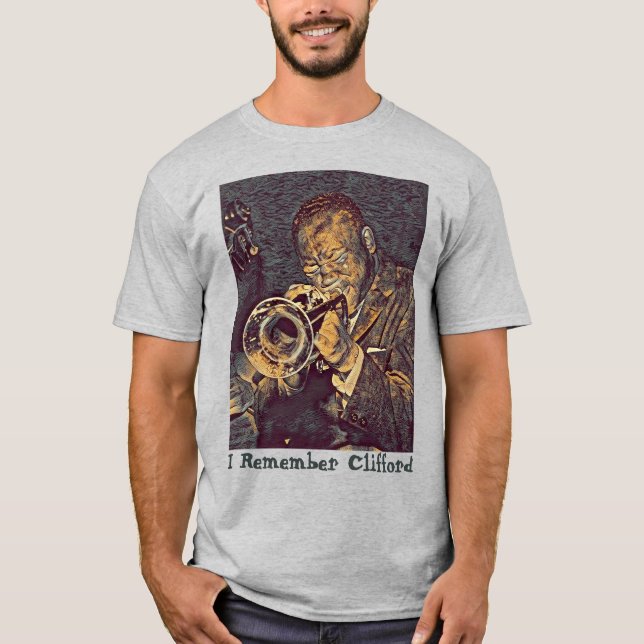 Clifford Brown Jazz Trumpet T - Shirt (Vorderseite)
