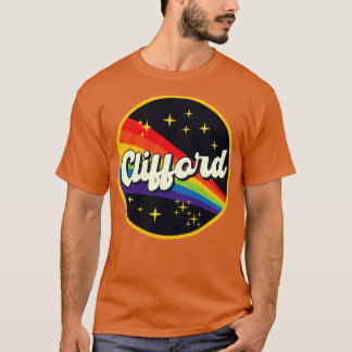 Clifford Rainbow in Space Vintag Style T-Shirt