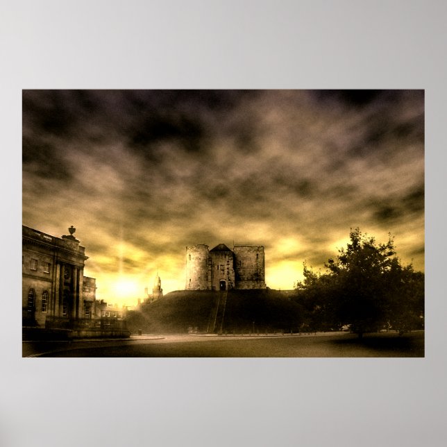 Cliffords Tower, York Poster (Vorne)