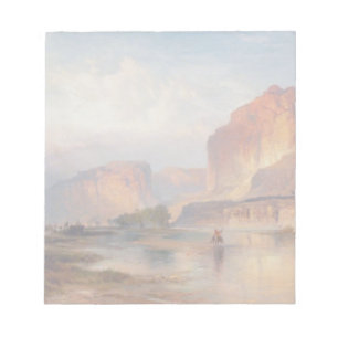 Cliffs of Green River - Thomas Moran (1874) Notizblock
