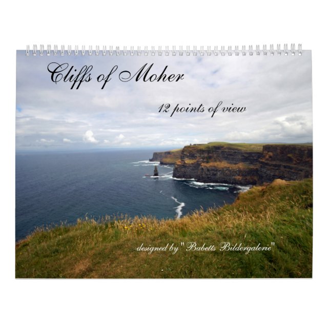 Cliffs of Moher    12 points of view Kalender (Rückseite)