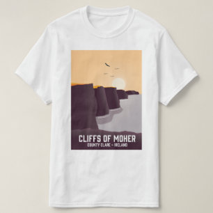 Cliffs of Moher County Clare, Irland. T-Shirt