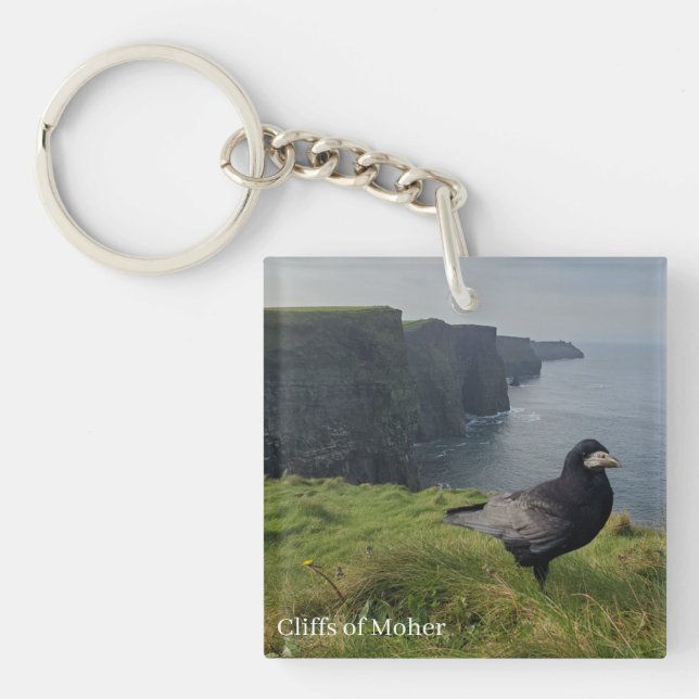 Cliffs of Moher, Ireland Rook Keychain Schlüsselanhänger (Vorderseite)