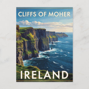 Cliffs Of Moher Irland Atlantische Küstenreise Postkarte